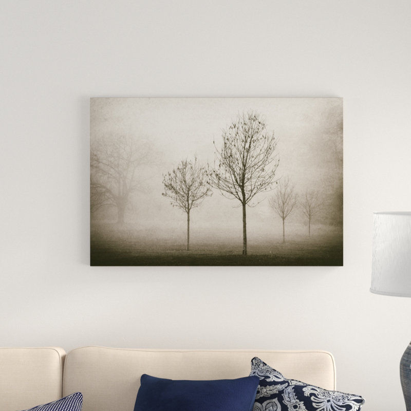 Trees in Fog VII by Jody Stuart - Photograph Print, 61cm H x 91cm W, Wrapped Canvas