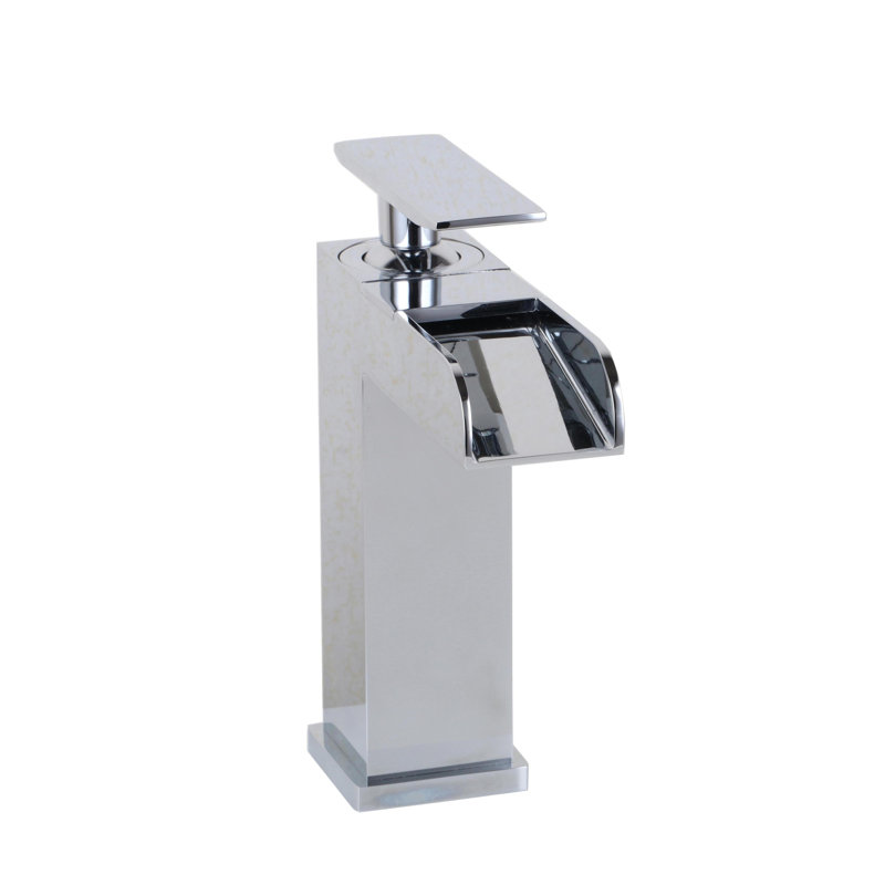 Single-Hole Bathroom Faucet with Drain Assembly, Chrome
