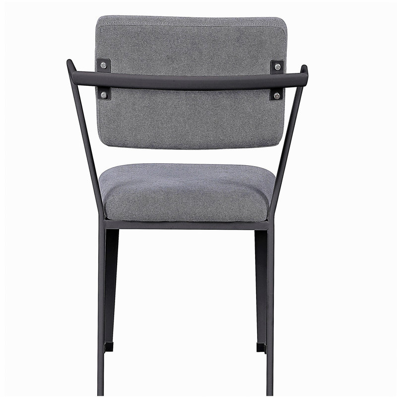 Grey open office chair