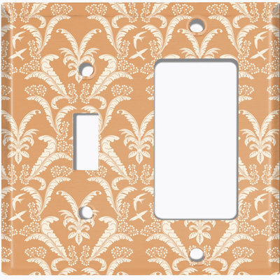 Patterned 2 - Gang Combination Plate Standard Combination Wall Plate