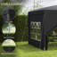 Medberry 3m x 3m Steel Pop-up Gazebo-669427533