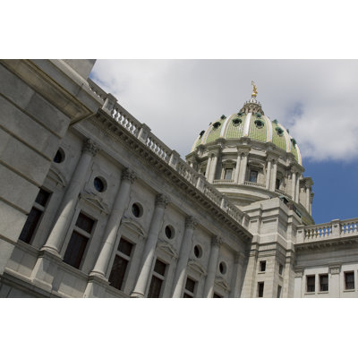Pa Capitol Building 1 Piece Wrapped Canvas Wall Art
