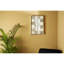 Center Leather Wall Clock