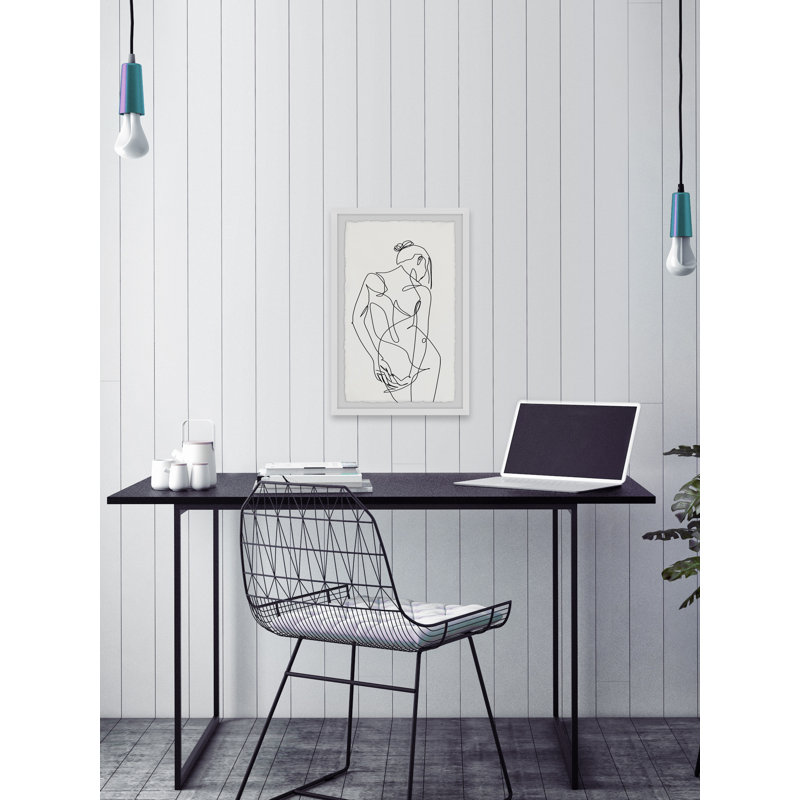 «Enjoy The Moment», reproduction encadrée, H 45 po x l 30 po x P 1,5 po