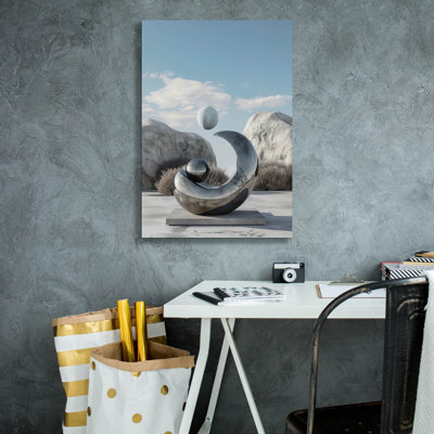 Art mural sur toile Wrought Studio ™ «Boldness» par r3darch0n