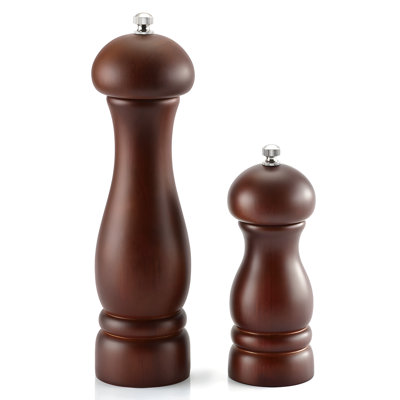 Premium Wooden Pepper Grinder Manual Spice Mill For Fresh Ground Pepper, Salt, And Spices - Kitchen Essential For Home Cooking