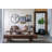 D31.5X0.5" Theodor Mirror With Industrial Design Round Mirror With Metal Frame For Wall Decor & Entryway Console Lean Against Wall