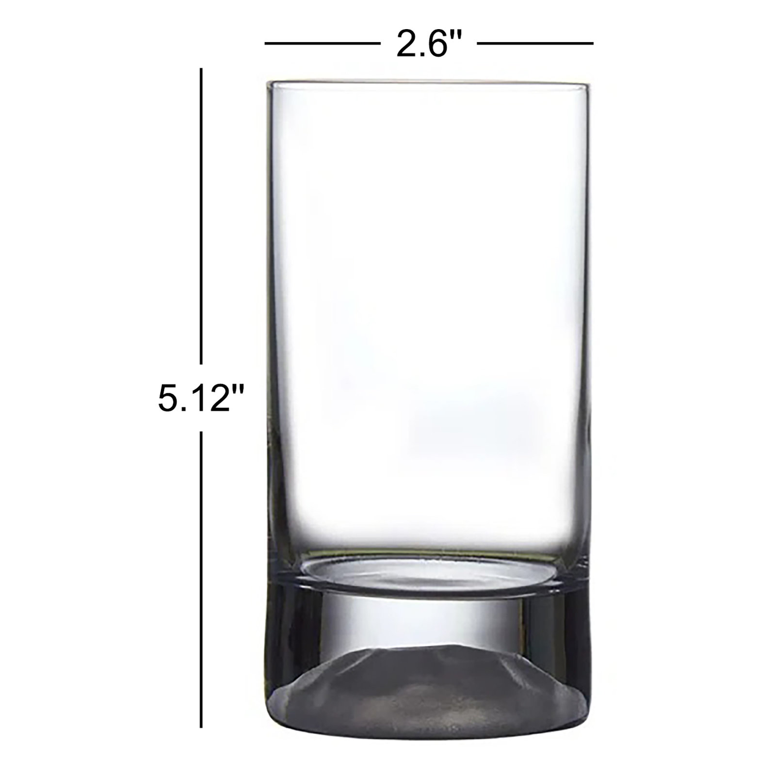 Club Ice Crystal Highball Glass, 9.47 Oz