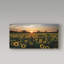 Cattima «Sunset on a Sunflower Field», reproduction de photo sur toile tendue-30316467