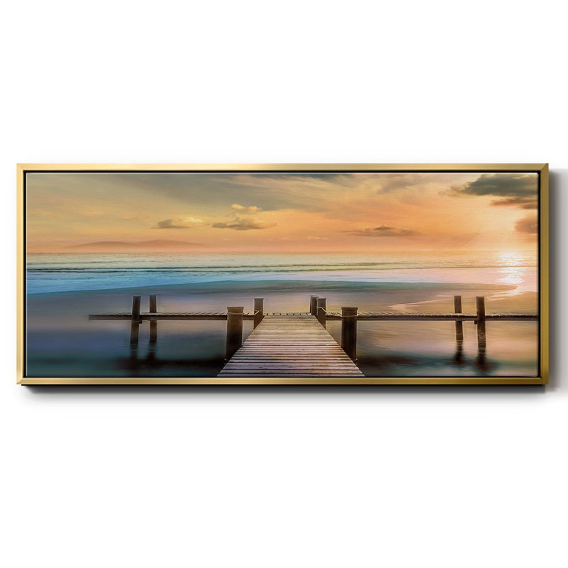 Malibu, toile encadrée, H 20 po x l 50 po