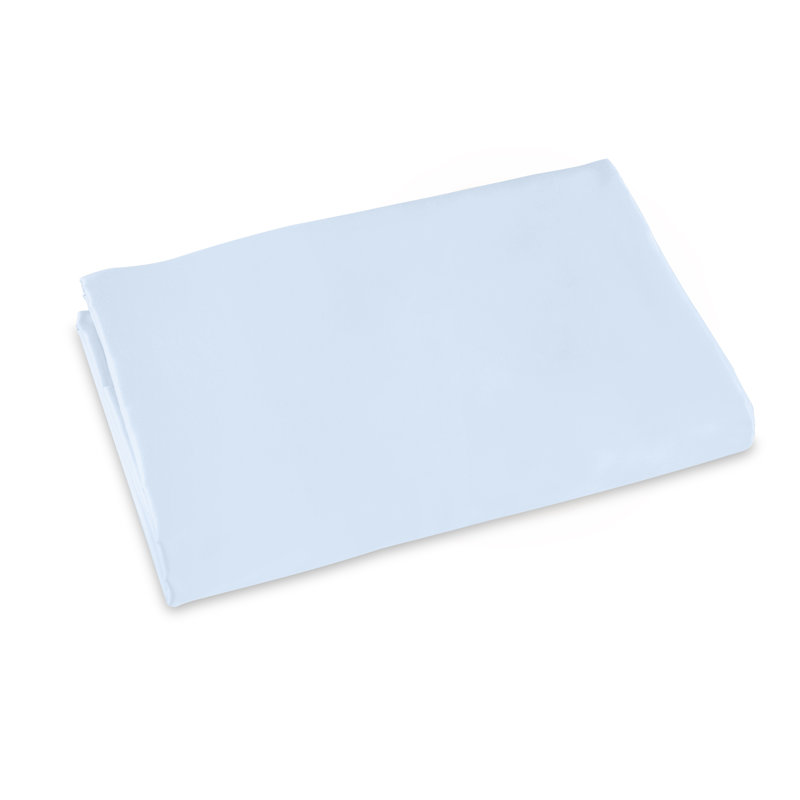 Raffaello Sateen Fitted Sheet, Queen Fitted Sheet, Sky Blue