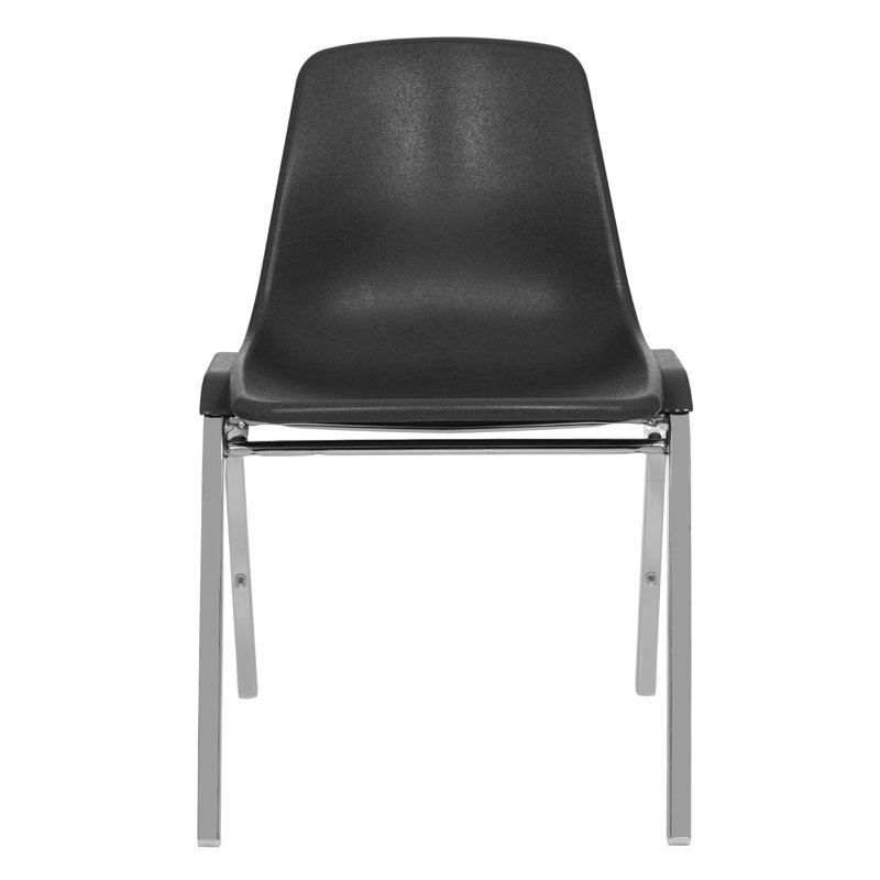 Willa Stack Chair, Pack of 2, Black