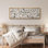 «Birds On Wildflower Plants Minimalist Modern Extra Large», reproduction d'art sur toile encadrée