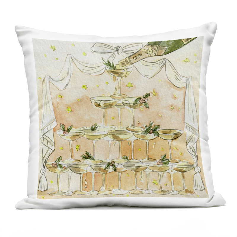 Coussin extérieur Pouring Champagne