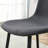 5-Piece Modern industrial Rectangular Wood Dining Set with Upholstered Chairs-2137543470-2137543468