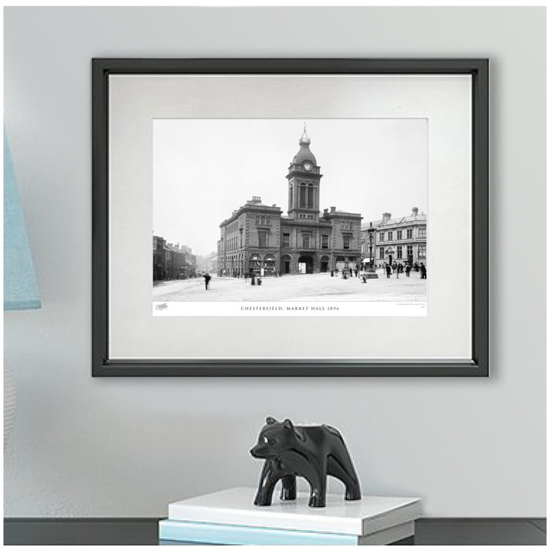 Chesterfield, Market Hall 1896 - Single Picture Frame Print, 60cm H x 80cm W x 2.3cm D