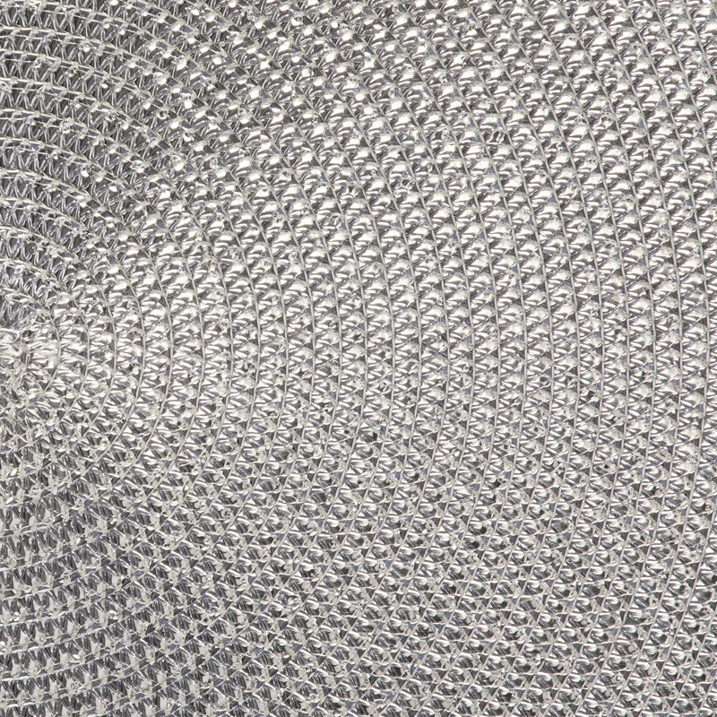 Ensemble de napperons 6 pièces, Argent métallique
