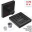 DRAIN DE DOUCHE CARRÉ 6 po avec crépine et crochet de levage - bonde en acier inoxydable moderne pour douches de salle de bain-109666108