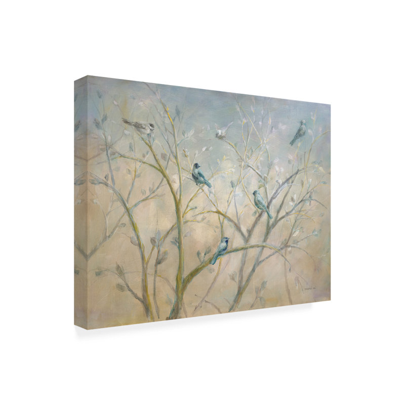  Art mural sur toile Danhui Nai Spring Gathering II, H 14 po x l 19 po