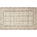 One-of-a-Kind Hand-Knotted 1960s 5'6" x 9' Wool Area Rug in Gray