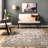 Rippeon Vintage Medallion Power Loom Performance Brown Rug-561815516