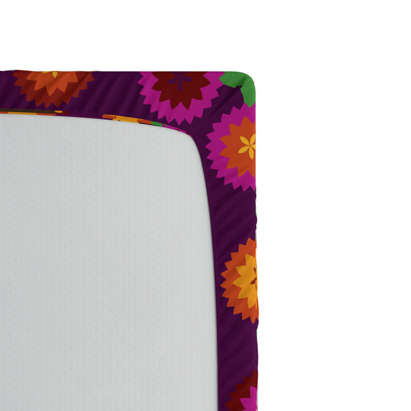 Microfiber Patterned Fitted Sheet, Full Fitted Sheet
