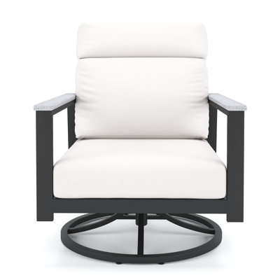 Townsend Metal Outdoor Rocking Chair With Sunbrella Cushion
