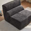 Fauteuil d'appoint, fauteuil sans accoudoirs en velours-1715816691