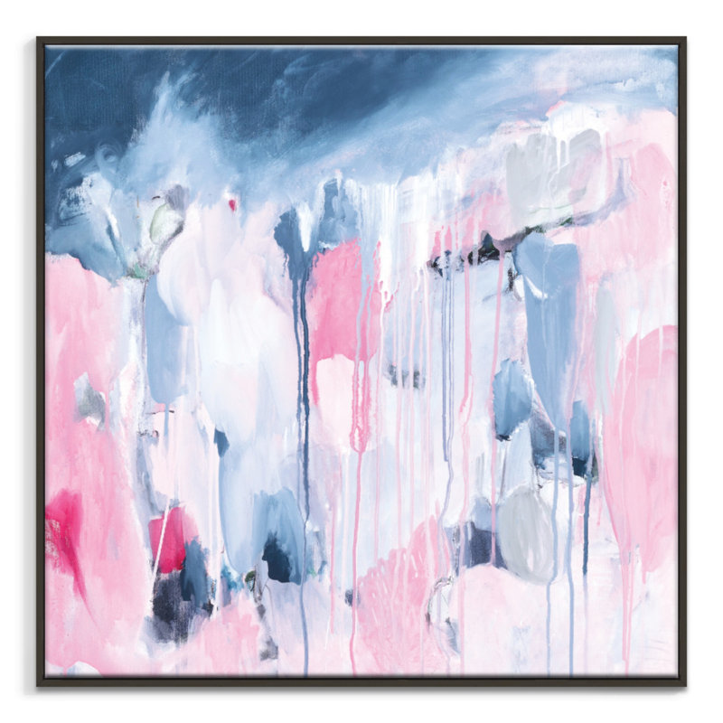 Brenda Meynell - Painting on Canvas, Black Floater Frame, 61cm H x 61cm W