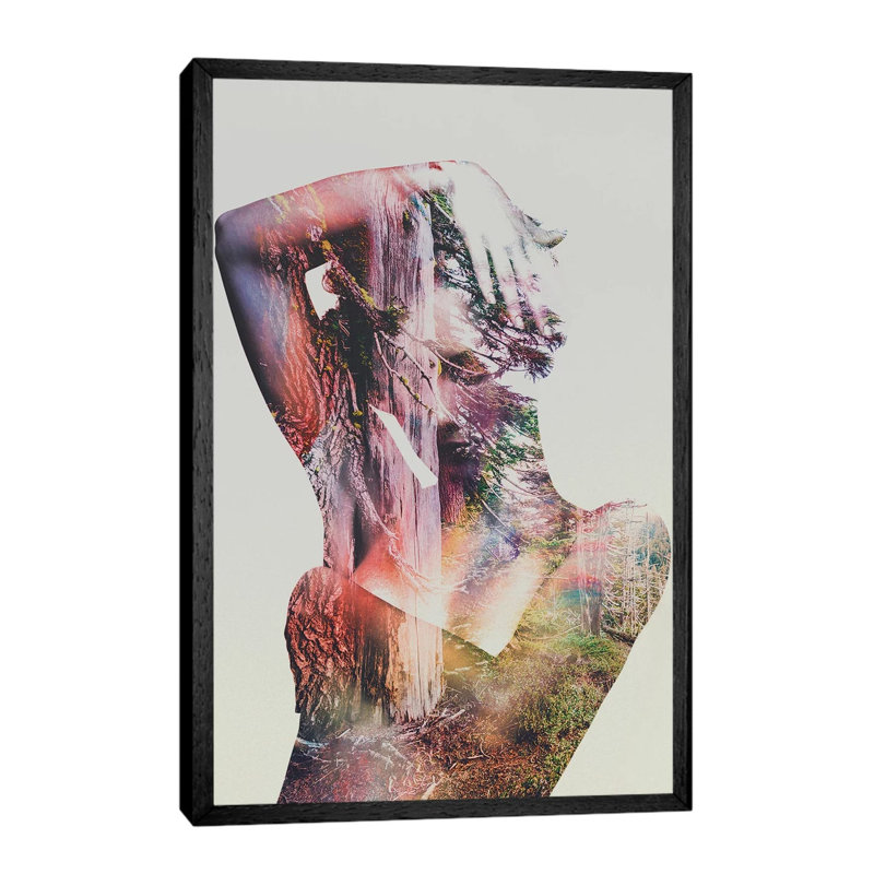 Andreas Lie - Wrapped Canvas Print, 101.6 cm H x 66.04 cm W, Black Floater Framed