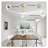 60 Inch Modern Gold Ceiling Fan with Smart Remote Control, Reversible DC Motor - Energy Efficient 6-Speed Ceiling Fan for Bedroom Living Room