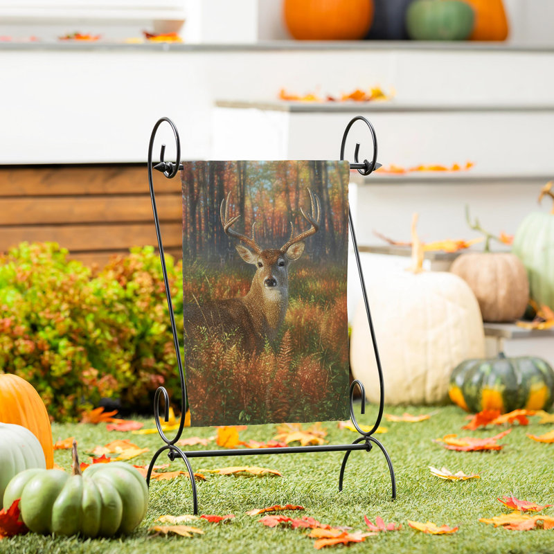 Drapeau de jardin Gazing Autumn Buck