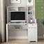Bureau d'ordinateur avec huche et bibliothèque, bureau de direction en bois Teens