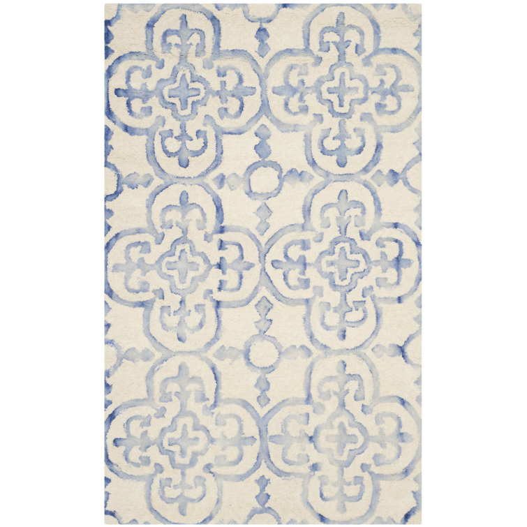 Carter Dye Hand Tufted Wool Ikat Rug