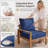 Outdoor Cushions 22X22X4 Patio Chair Cushions Indoor/Outdoor Seat And Back Cushion, Cushions Only (Set Of 4)-198011475-198011473-198011486