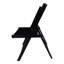 4 chaises pliantes en bois massif - noir, siège à lattes confortable, pour l'intérieur / extérieur, peu encombrant, solide, capacité de poids de 220 lb (4) avec siège pour le confort et toutes les occasions,-1828727621