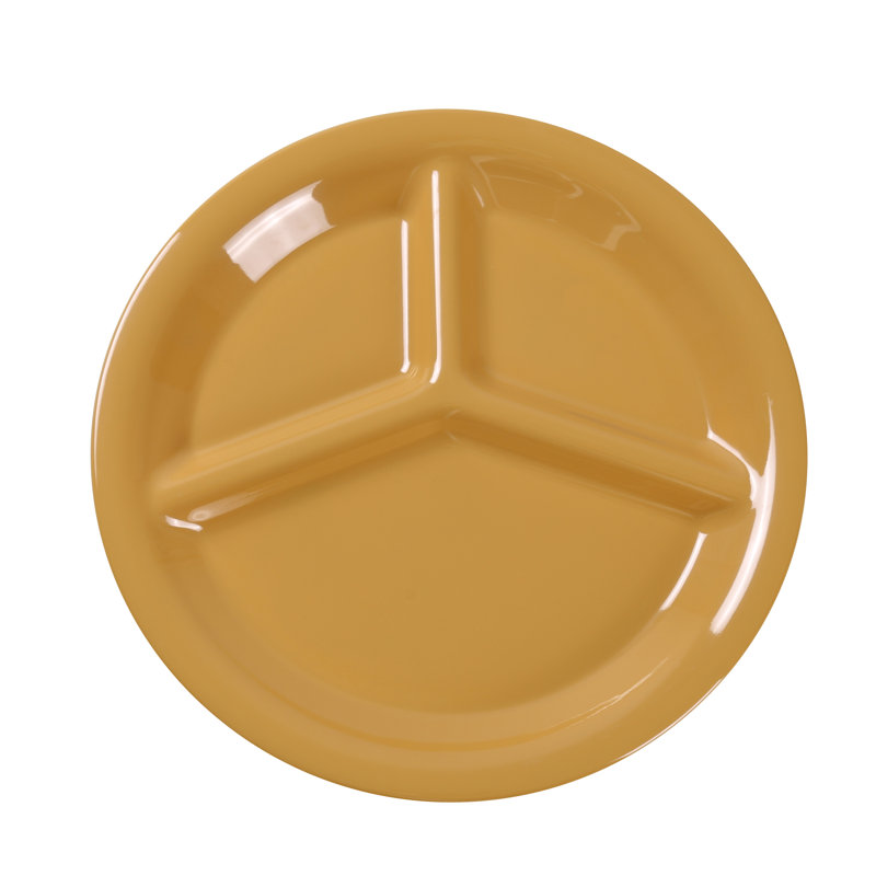 Plat de service en mélamine Milestone, Jaune