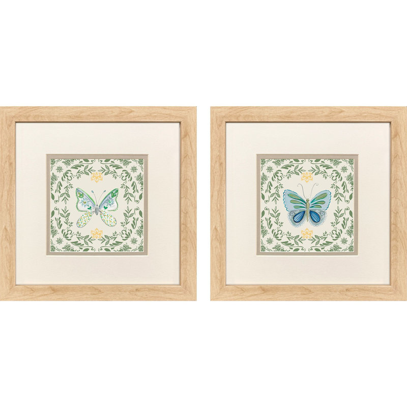 Ornate Butterfly II Framed Art