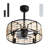 Industrial 7-Blade Ceiling Fan with Light – Reversible ABS Blades for Year-Round Comfort