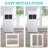 7000 BTU (5100 BTU DOE) 3-in-1 Portable Air Conditioner with 2-Speeds Fan, Dehumidifier, Remote and LCD Panel