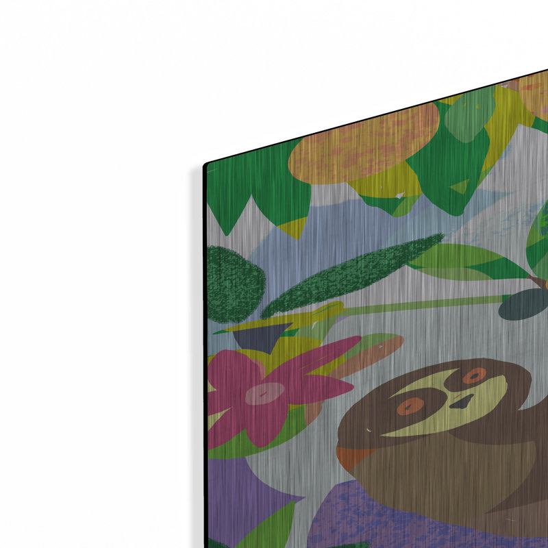 Bay Isle Home™ 'Sloth' by Holly McGee Metal Wall Art, 36" H x 24" W