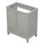 Meuble-lavabo 30 po sans lavabo, base seulement, armoire de salle de bain multifonctionnelle avec portes et tiroir, structure solide et panneau de fibres à densité moyenne-111123710