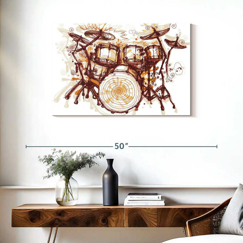 Abarca Splashing Drums, 24" H x 36" W