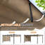 Pergola en aluminium avec auvent Aoodor-86865223-97922608