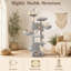 187.5 cm H Cat Tree / Condo