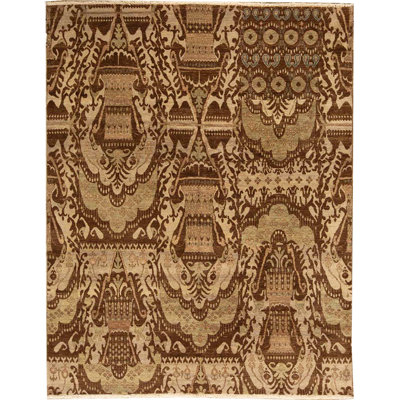 Wool Ikat Area Rug