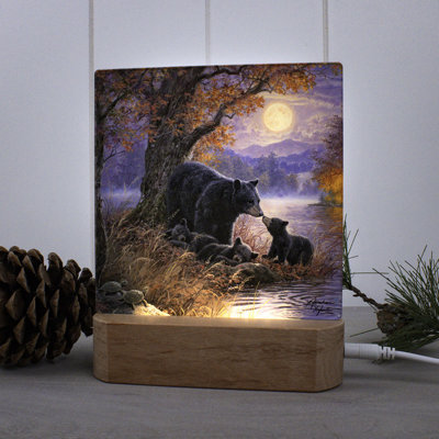Veilleuse Black Bear Family