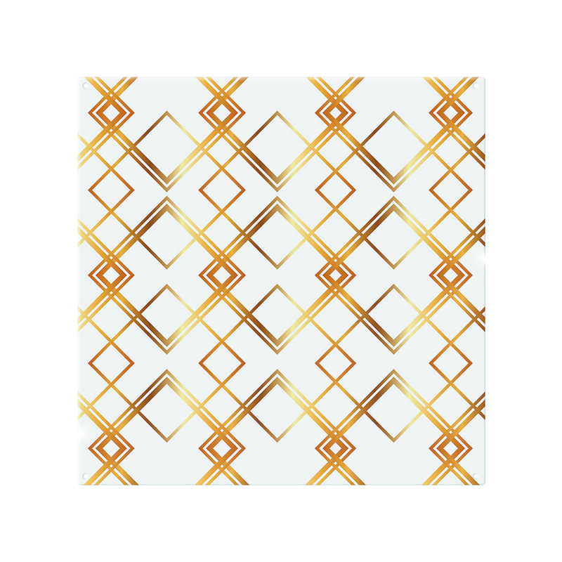 Geometric Pattern Splash Back, 70cm L x 50cm W
