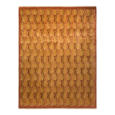 One-of-a-Kind 9' 2" X 11' 9" 2000s Wool Area Rug in Pink