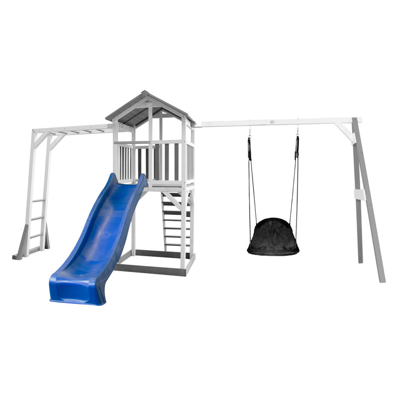 AXI Hemlock Swing Set with 1 Swing(s) , 1 Slide(s), Blue